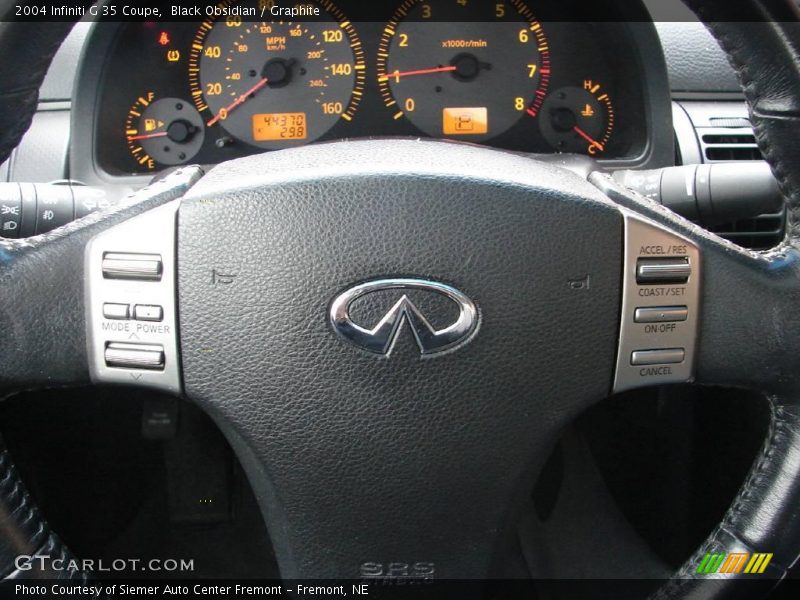Black Obsidian / Graphite 2004 Infiniti G 35 Coupe