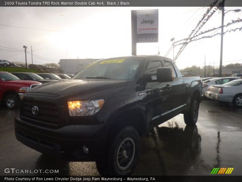 Black / Black 2009 Toyota Tundra TRD Rock Warrior Double Cab 4x4