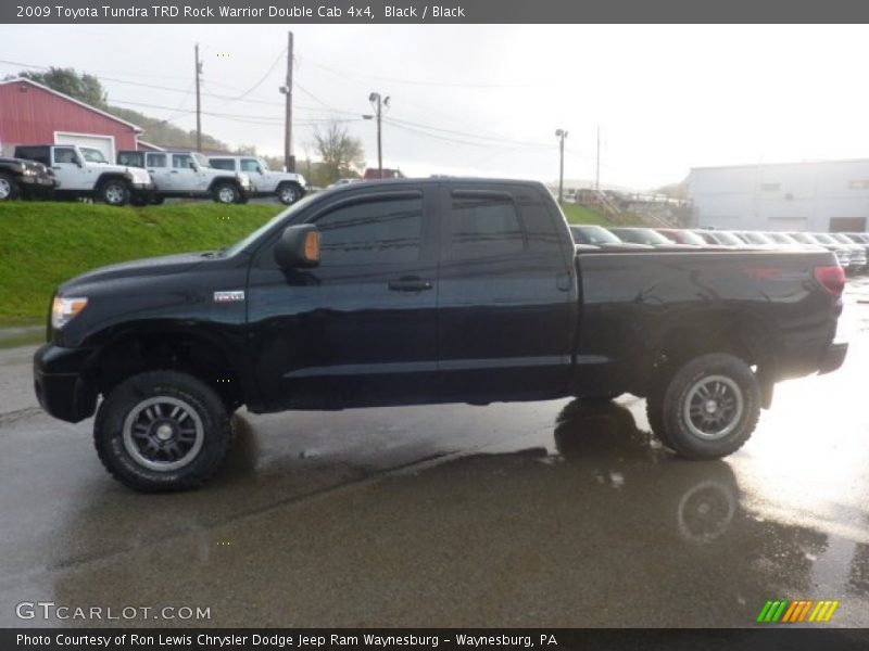 Black / Black 2009 Toyota Tundra TRD Rock Warrior Double Cab 4x4