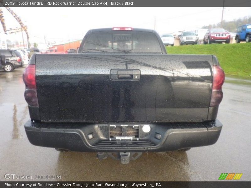Black / Black 2009 Toyota Tundra TRD Rock Warrior Double Cab 4x4