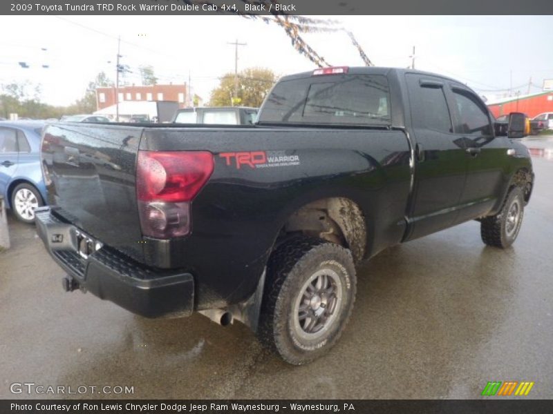 Black / Black 2009 Toyota Tundra TRD Rock Warrior Double Cab 4x4