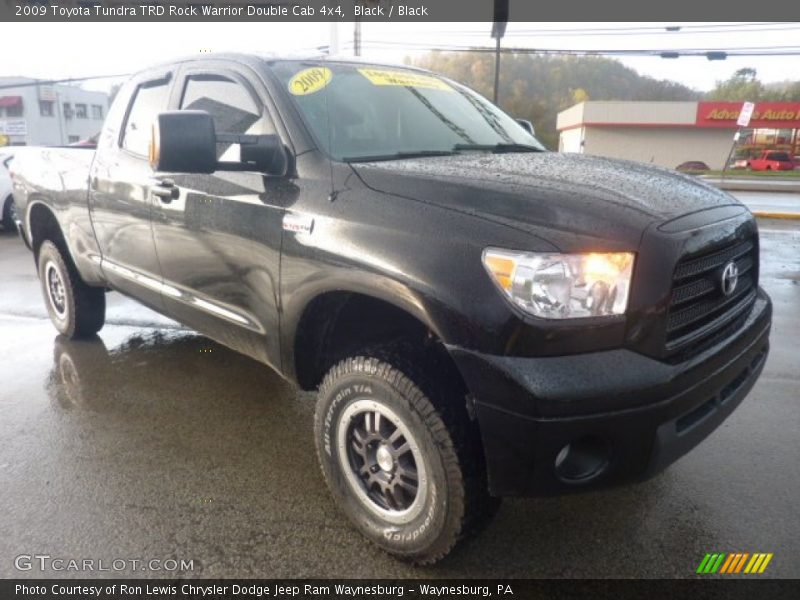 Black / Black 2009 Toyota Tundra TRD Rock Warrior Double Cab 4x4