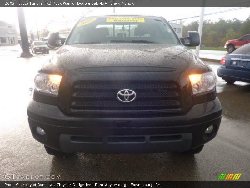 Black / Black 2009 Toyota Tundra TRD Rock Warrior Double Cab 4x4
