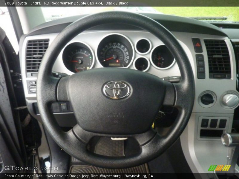 Black / Black 2009 Toyota Tundra TRD Rock Warrior Double Cab 4x4