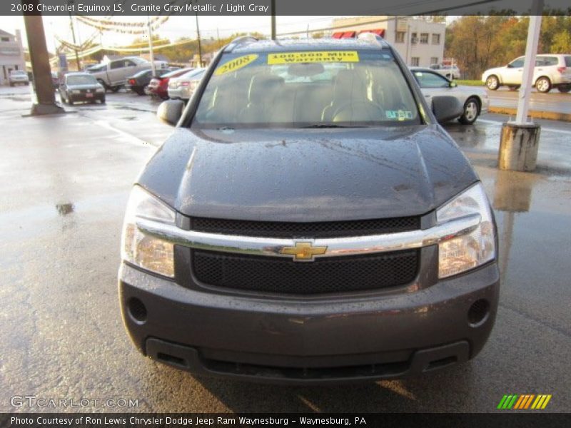 Granite Gray Metallic / Light Gray 2008 Chevrolet Equinox LS