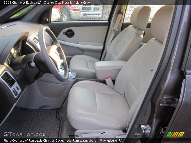 Granite Gray Metallic / Light Gray 2008 Chevrolet Equinox LS