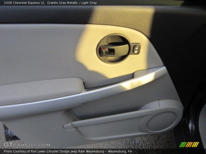 Granite Gray Metallic / Light Gray 2008 Chevrolet Equinox LS