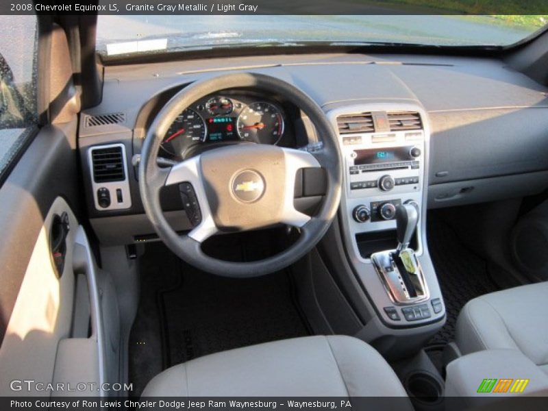 Granite Gray Metallic / Light Gray 2008 Chevrolet Equinox LS