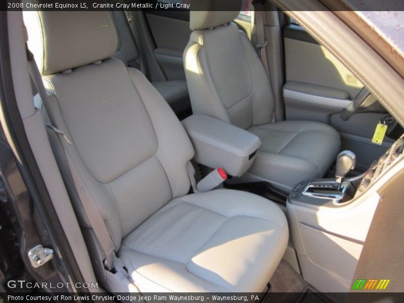Granite Gray Metallic / Light Gray 2008 Chevrolet Equinox LS