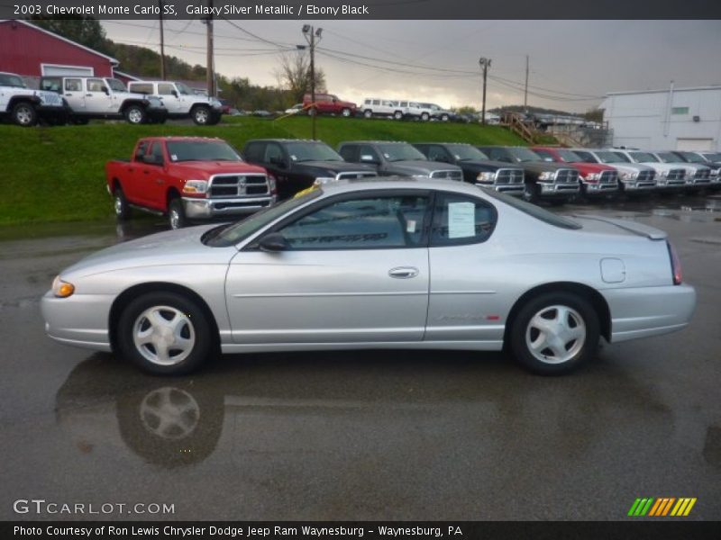 Galaxy Silver Metallic / Ebony Black 2003 Chevrolet Monte Carlo SS