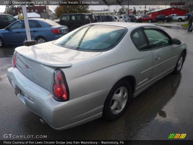 Galaxy Silver Metallic / Ebony Black 2003 Chevrolet Monte Carlo SS