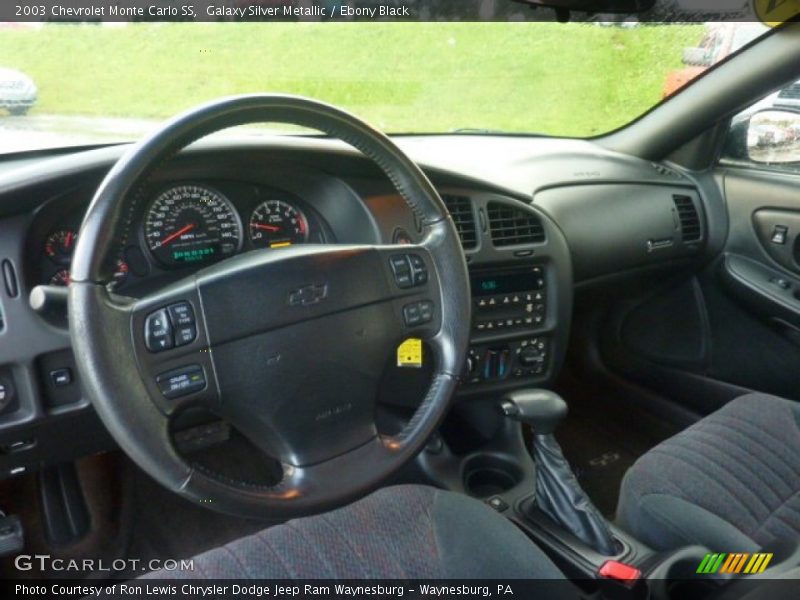 Galaxy Silver Metallic / Ebony Black 2003 Chevrolet Monte Carlo SS