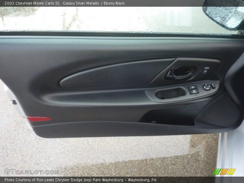 Galaxy Silver Metallic / Ebony Black 2003 Chevrolet Monte Carlo SS