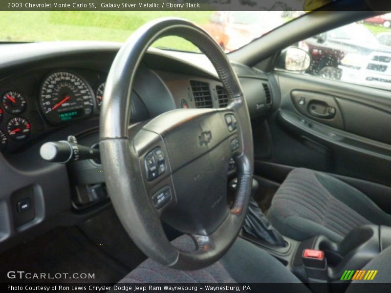 Galaxy Silver Metallic / Ebony Black 2003 Chevrolet Monte Carlo SS