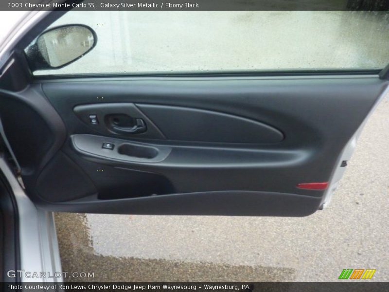 Galaxy Silver Metallic / Ebony Black 2003 Chevrolet Monte Carlo SS
