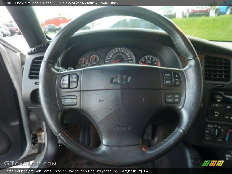 Galaxy Silver Metallic / Ebony Black 2003 Chevrolet Monte Carlo SS