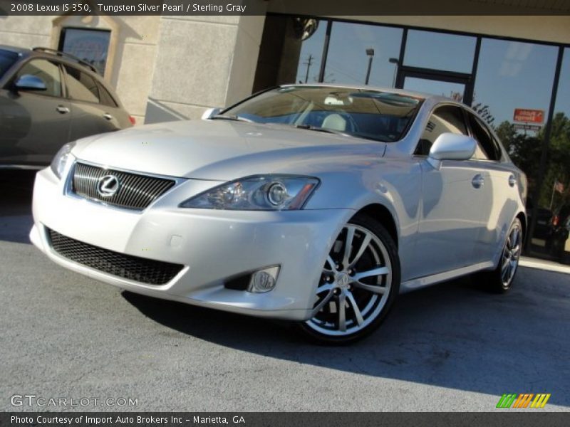 Tungsten Silver Pearl / Sterling Gray 2008 Lexus IS 350