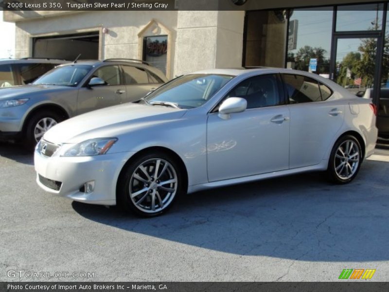Tungsten Silver Pearl / Sterling Gray 2008 Lexus IS 350