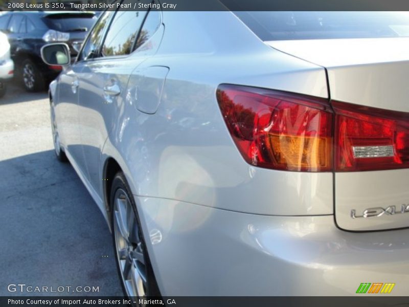 Tungsten Silver Pearl / Sterling Gray 2008 Lexus IS 350