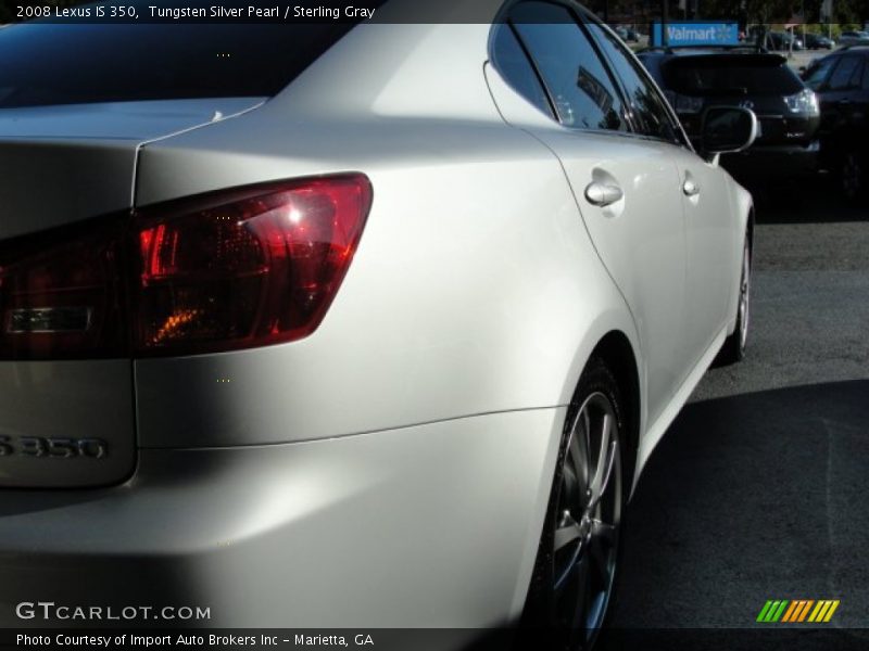 Tungsten Silver Pearl / Sterling Gray 2008 Lexus IS 350