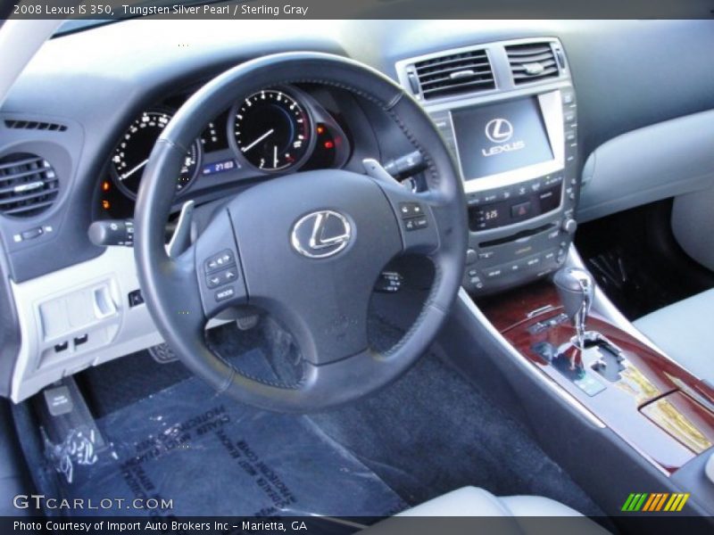 Tungsten Silver Pearl / Sterling Gray 2008 Lexus IS 350