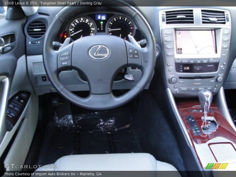 Tungsten Silver Pearl / Sterling Gray 2008 Lexus IS 350