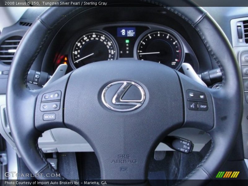 Tungsten Silver Pearl / Sterling Gray 2008 Lexus IS 350