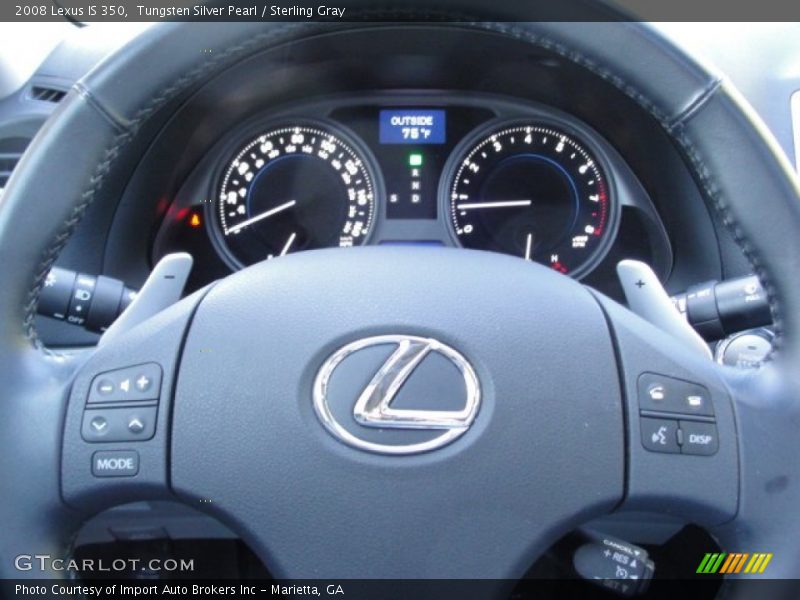 Tungsten Silver Pearl / Sterling Gray 2008 Lexus IS 350