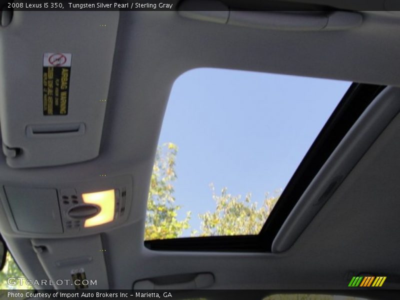 Tungsten Silver Pearl / Sterling Gray 2008 Lexus IS 350