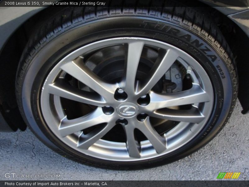 Smoky Granite Mica / Sterling Gray 2008 Lexus IS 350