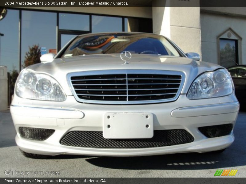 Brilliant Silver Metallic / Charcoal 2004 Mercedes-Benz S 500 Sedan