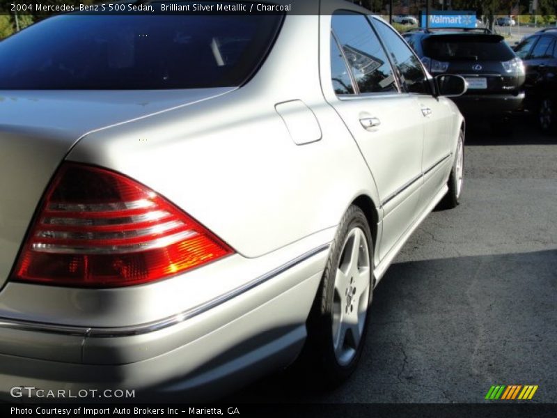 Brilliant Silver Metallic / Charcoal 2004 Mercedes-Benz S 500 Sedan