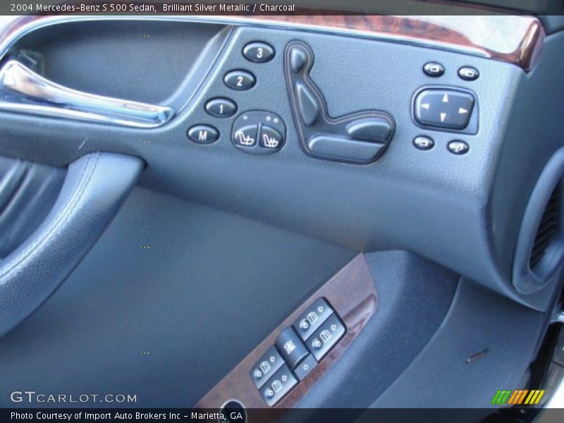 Controls of 2004 S 500 Sedan