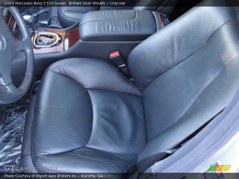 Brilliant Silver Metallic / Charcoal 2004 Mercedes-Benz S 500 Sedan