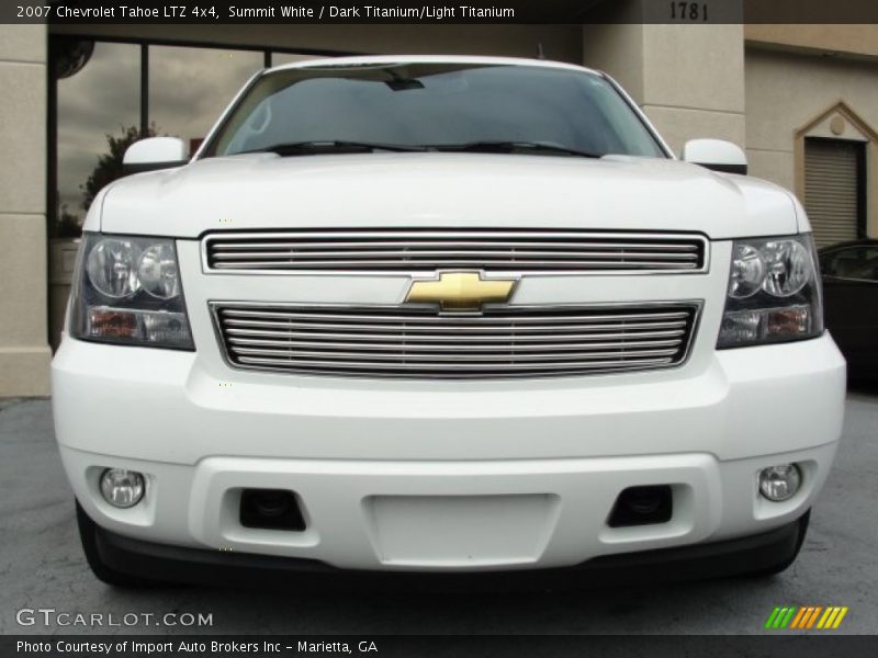 Summit White / Dark Titanium/Light Titanium 2007 Chevrolet Tahoe LTZ 4x4