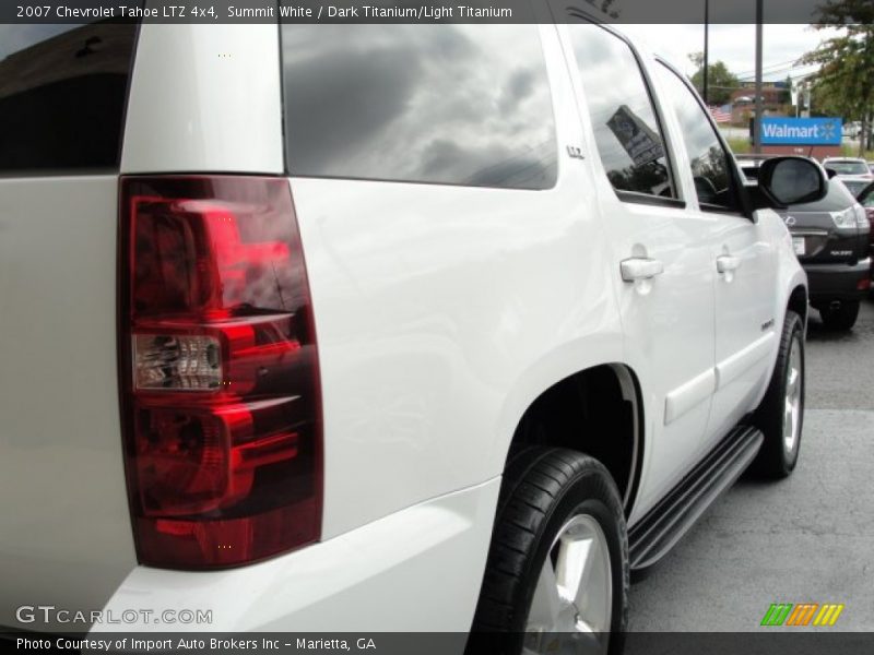 Summit White / Dark Titanium/Light Titanium 2007 Chevrolet Tahoe LTZ 4x4