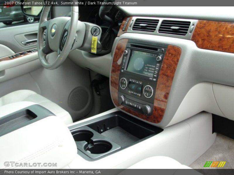 Summit White / Dark Titanium/Light Titanium 2007 Chevrolet Tahoe LTZ 4x4