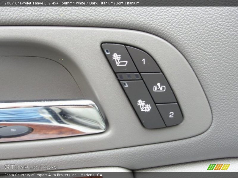Summit White / Dark Titanium/Light Titanium 2007 Chevrolet Tahoe LTZ 4x4