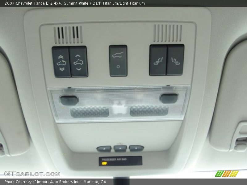 Summit White / Dark Titanium/Light Titanium 2007 Chevrolet Tahoe LTZ 4x4