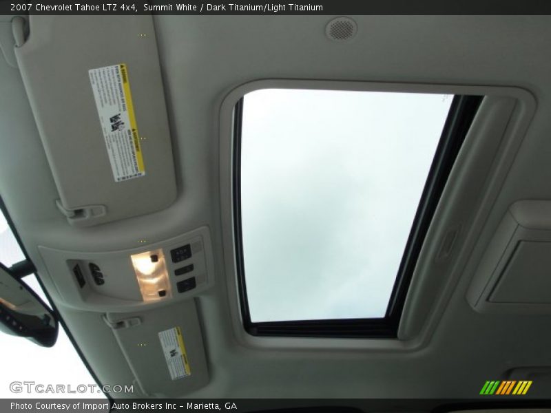 Summit White / Dark Titanium/Light Titanium 2007 Chevrolet Tahoe LTZ 4x4