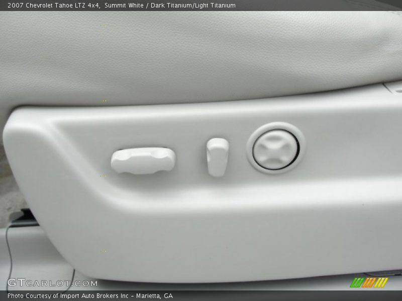 Summit White / Dark Titanium/Light Titanium 2007 Chevrolet Tahoe LTZ 4x4