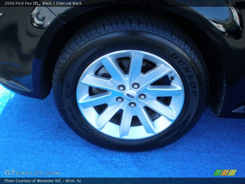 Black / Charcoal Black 2009 Ford Flex SEL