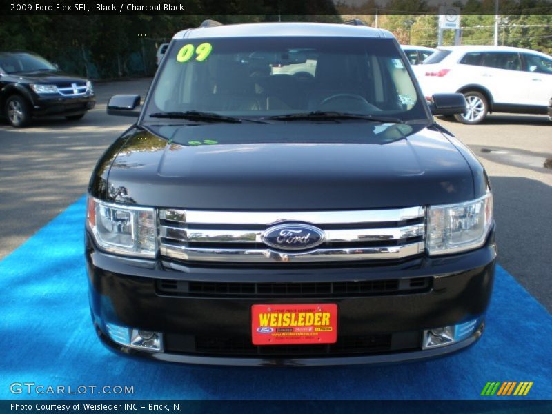 Black / Charcoal Black 2009 Ford Flex SEL