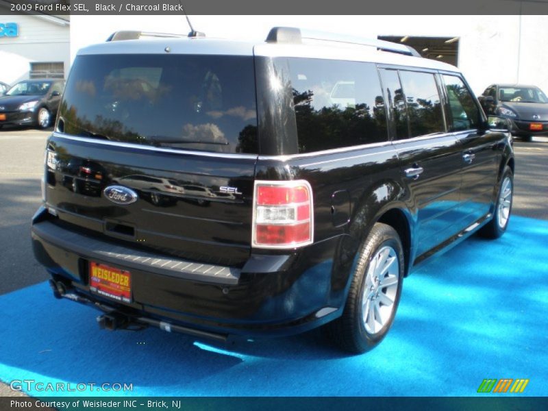 Black / Charcoal Black 2009 Ford Flex SEL
