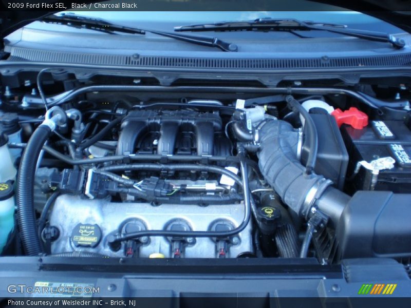 Black / Charcoal Black 2009 Ford Flex SEL