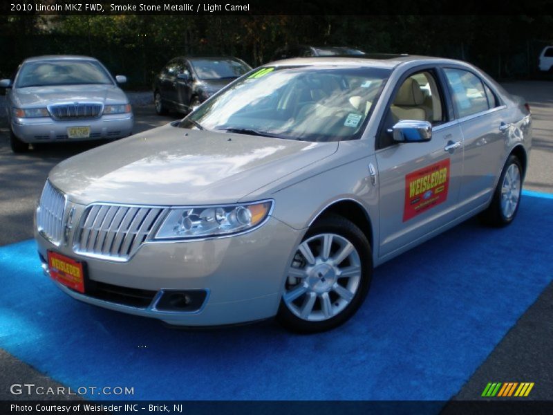 Smoke Stone Metallic / Light Camel 2010 Lincoln MKZ FWD