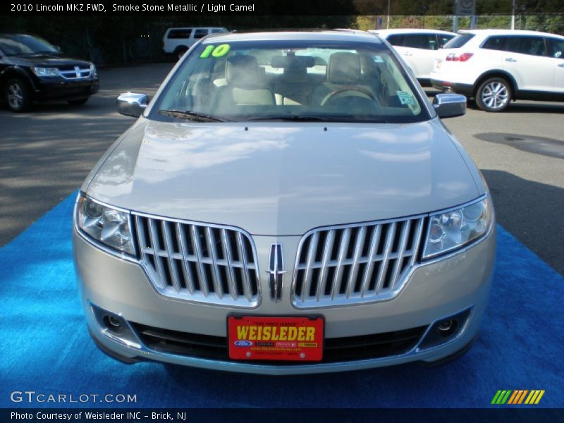 Smoke Stone Metallic / Light Camel 2010 Lincoln MKZ FWD