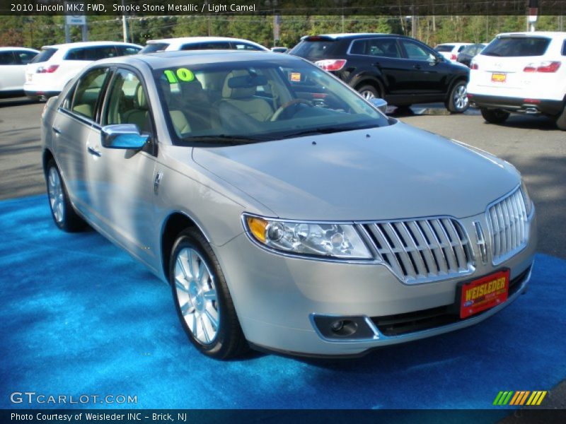 Smoke Stone Metallic / Light Camel 2010 Lincoln MKZ FWD