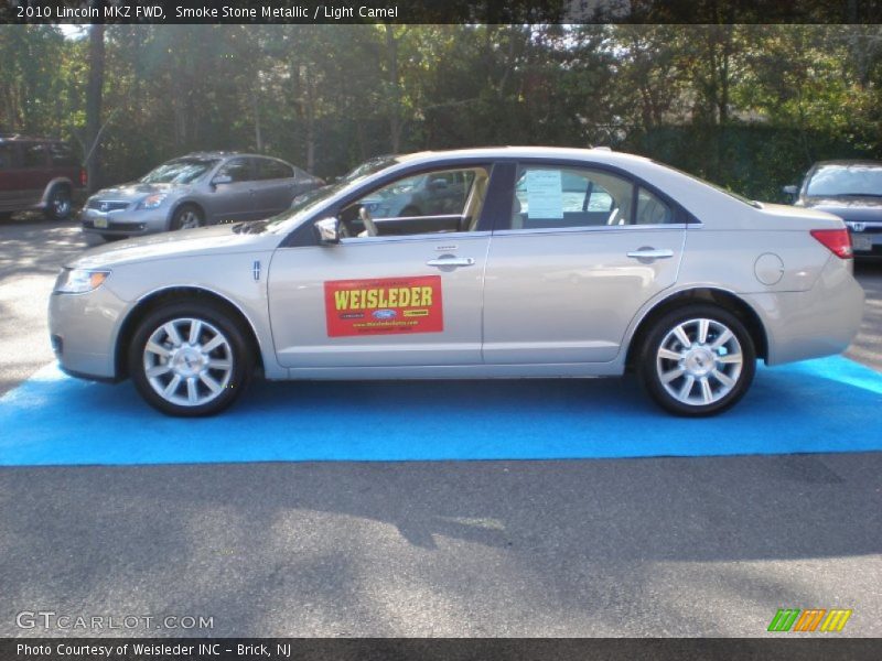 Smoke Stone Metallic / Light Camel 2010 Lincoln MKZ FWD