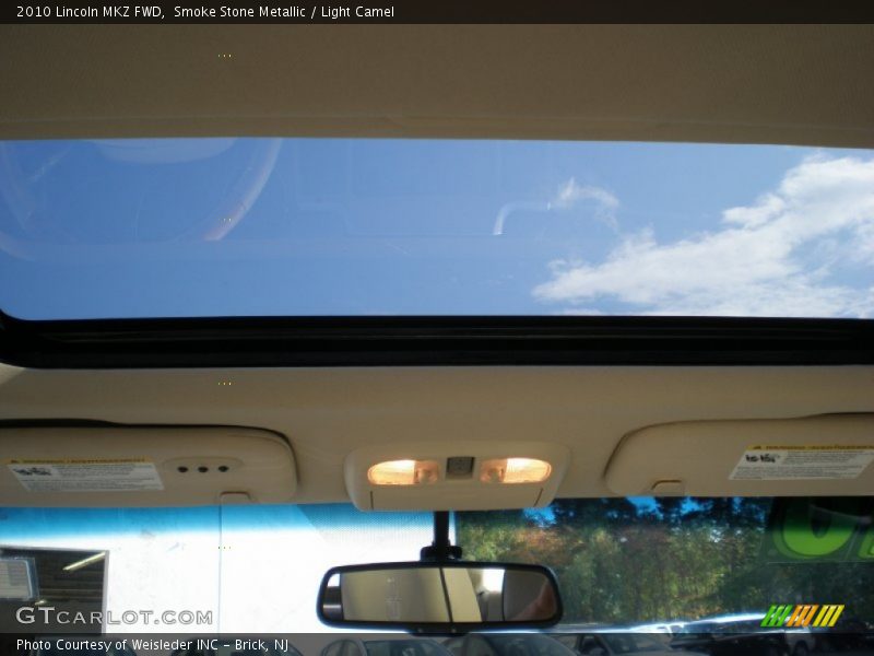 Smoke Stone Metallic / Light Camel 2010 Lincoln MKZ FWD